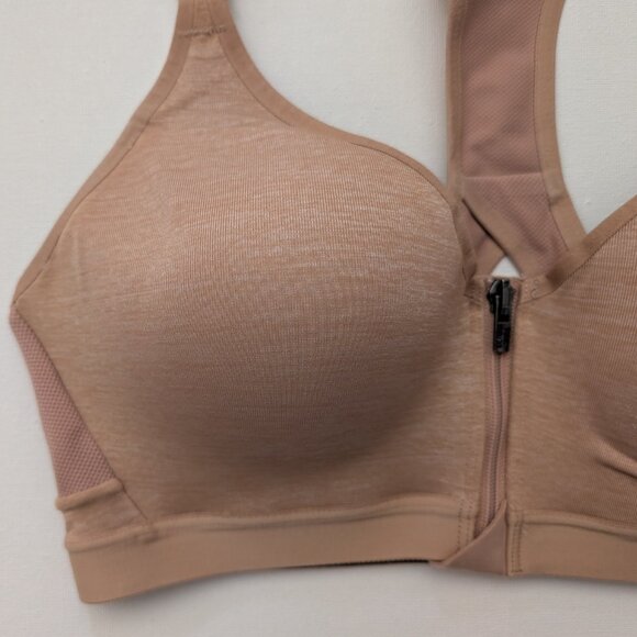 Victoria's Secret Incredible Front Closure High Impact Sports Bra Tan/Beige 34C - Picture 3 of 8